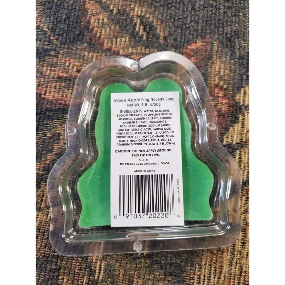 Green Apple Frog 1.8 oz. Soap- NIP